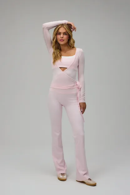 Flare Yoga Pants - Lemon