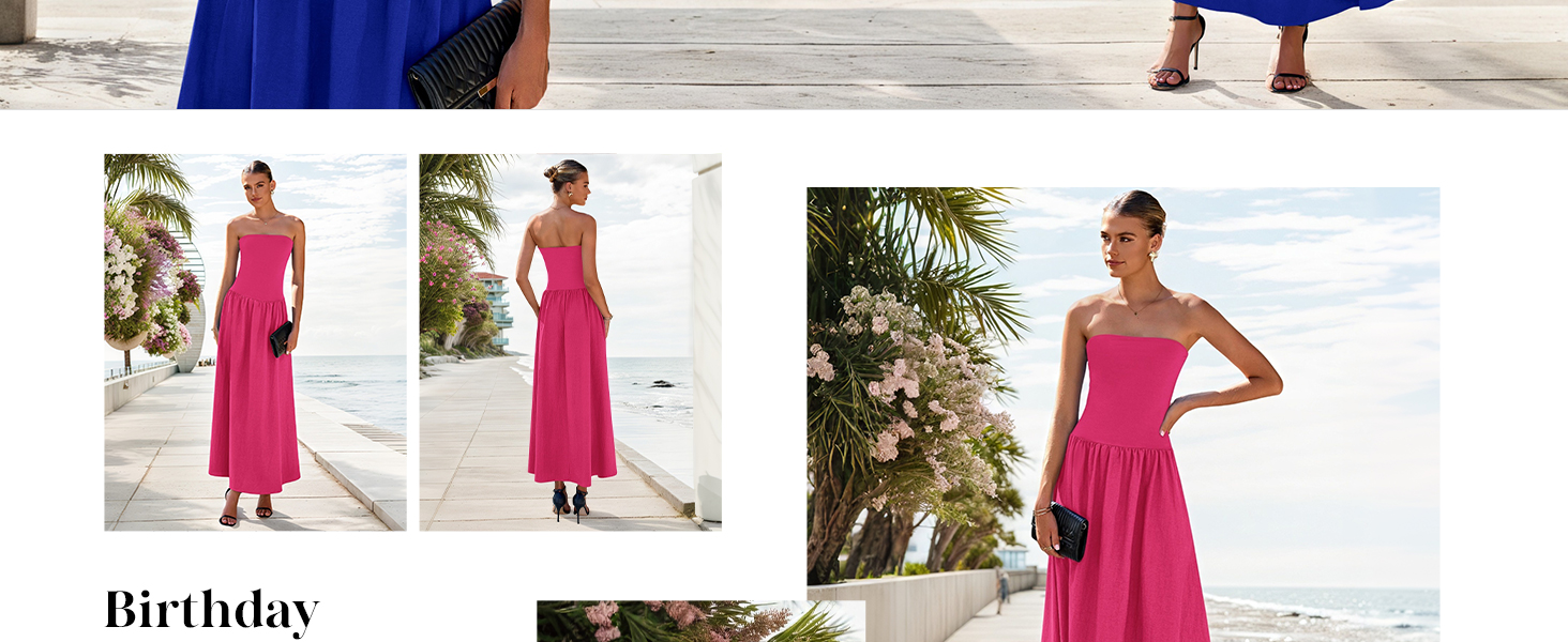 PRETTYGARDEN Long Dresses for Women