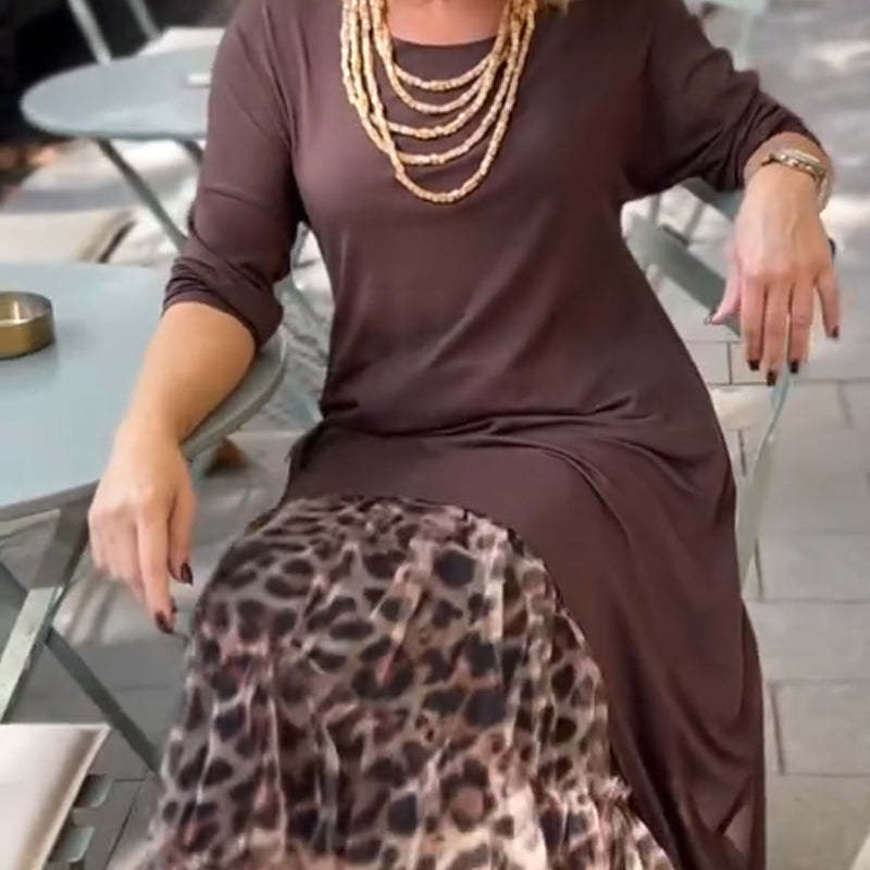 🔥Women's Casual Irregular Hem Long Sleeve Dress💃