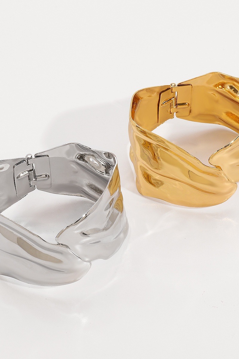 Fashion Ruched Geometry Alloy Bracelets & Bangles