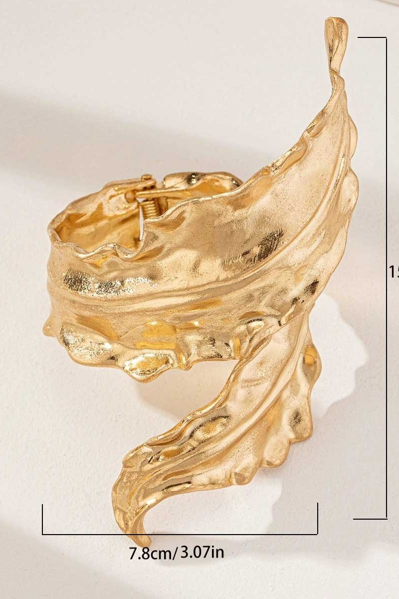 Retro Leaf Alloy Bracelet Bangles