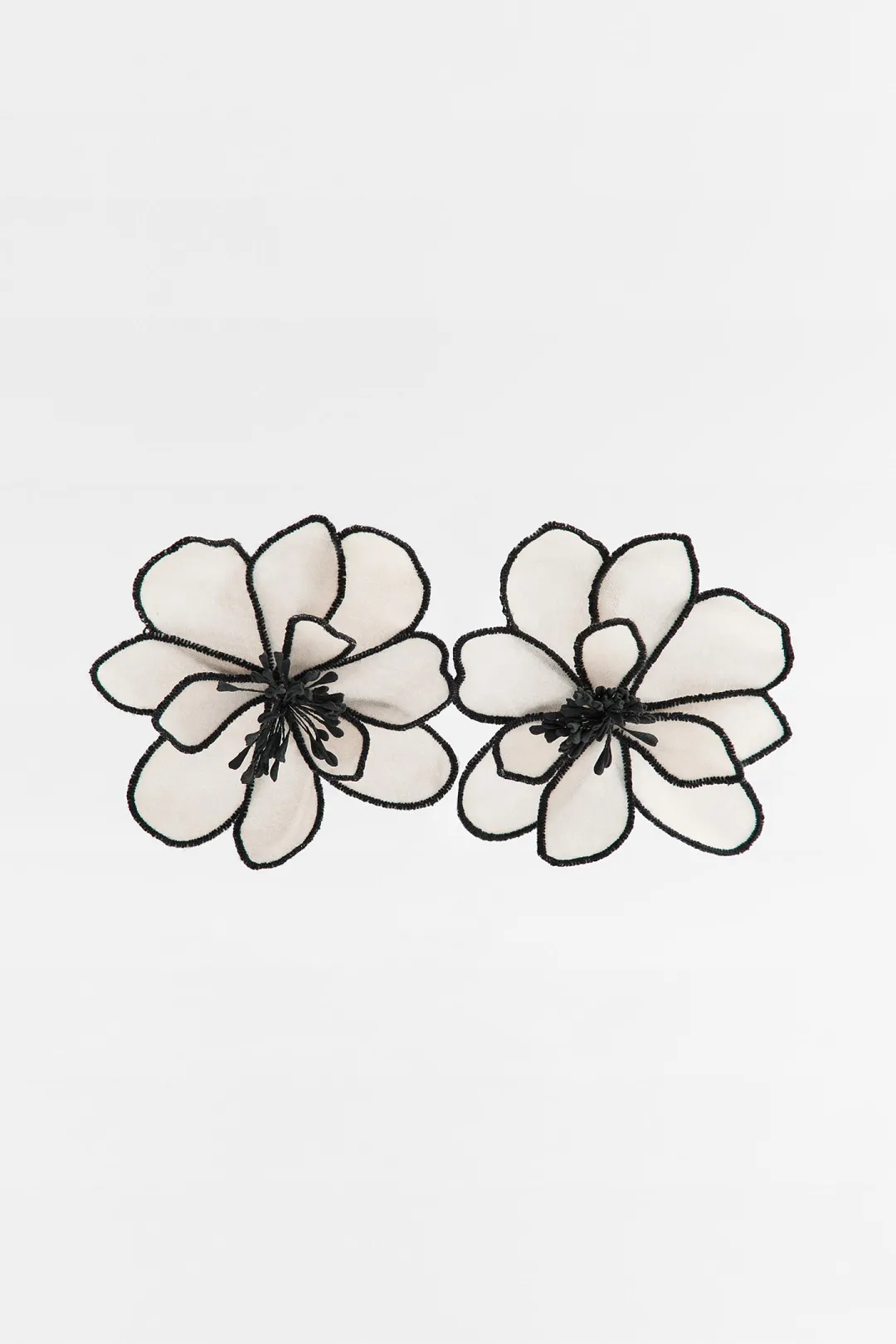 Flower Fabric Earrings