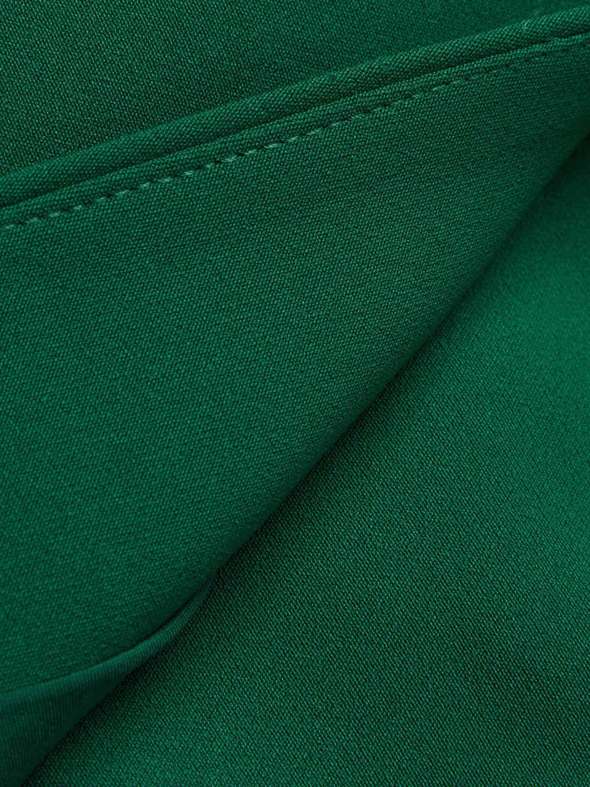 Green 3D Floral Ruched V Neck Sheath Midi Dress