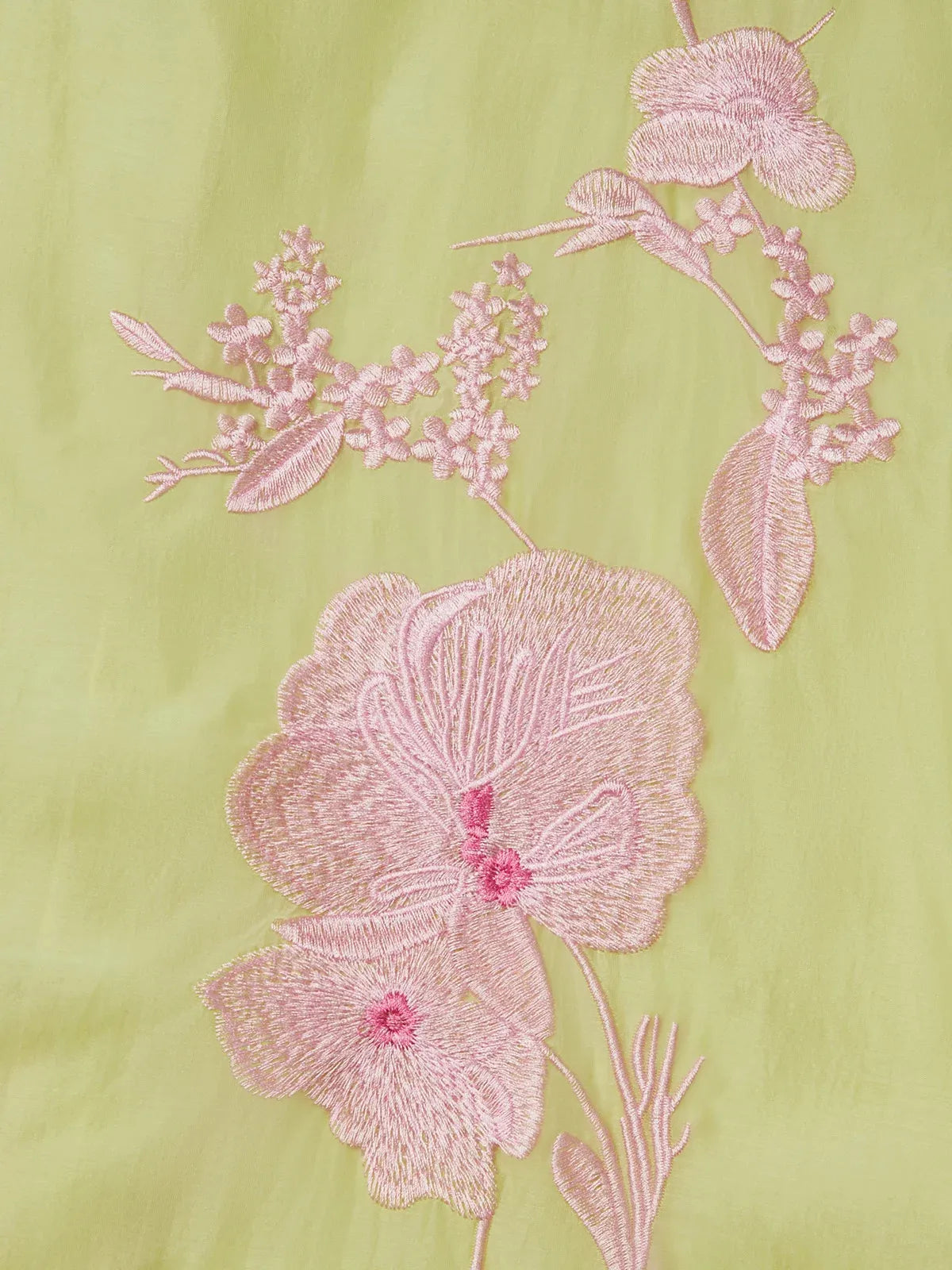 Yellow Embroidery Classic Crew Neck Sleeveless A-Line Maxi Dress