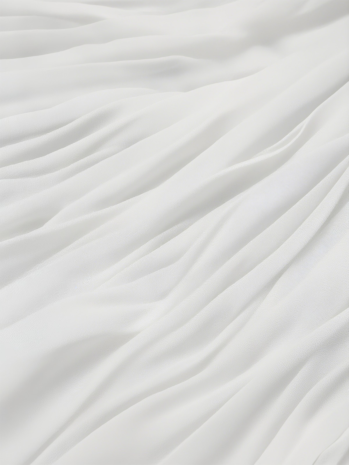 White 3D Floral Ruched Chiffon One Shoulder Sleeveless Sheath Gown Dress