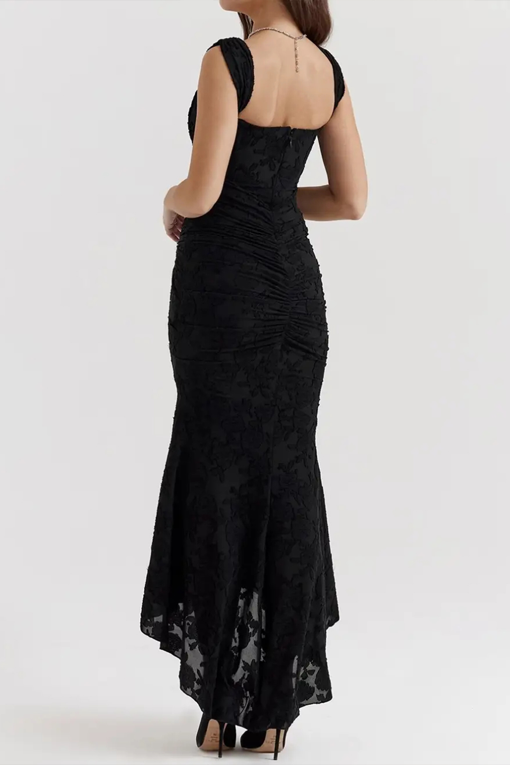 Blue bell floral maxi dress