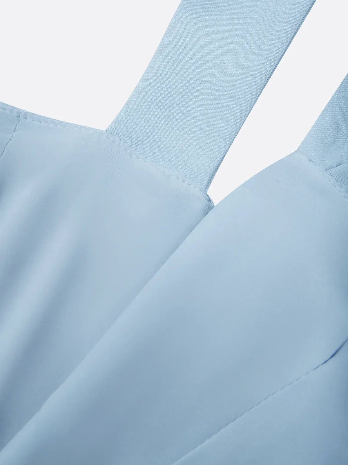 Light Blue Bow Lace Sweetheart Neckline Mermaid Maxi Dress