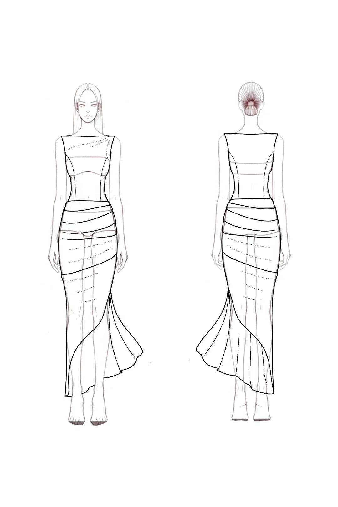 Cocktail Party Dress Light Yellow Sleeveless Ruched Asymmetrical Midi Dress