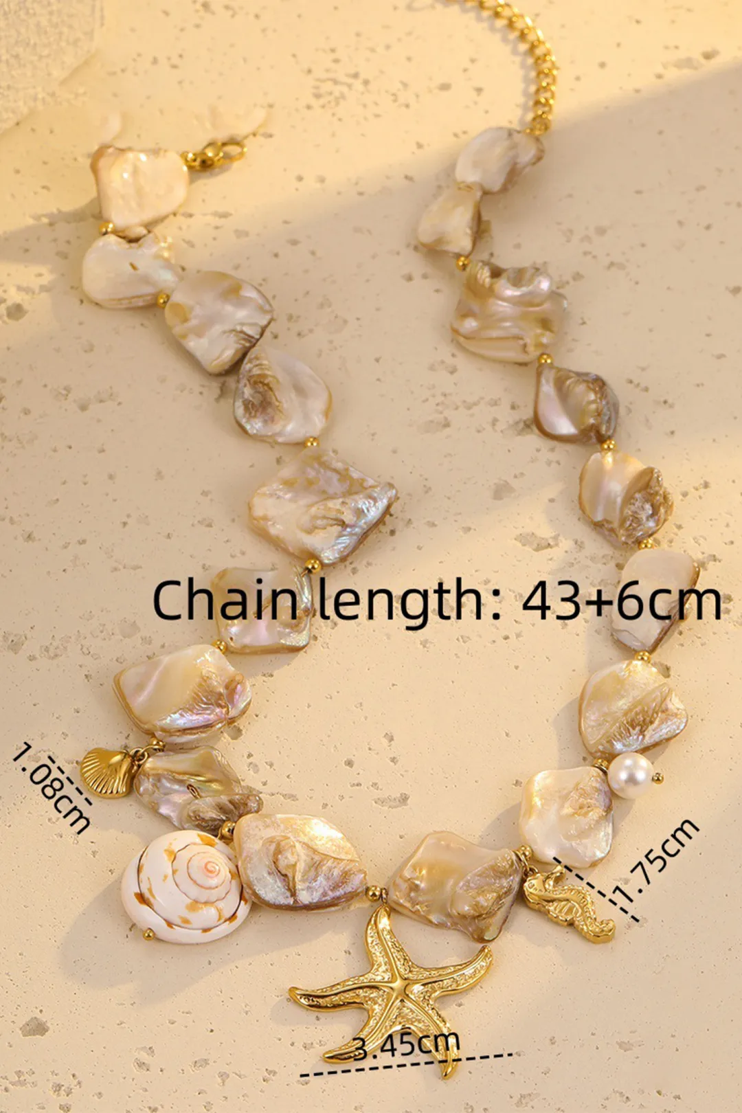 Starfish Charm Necklace