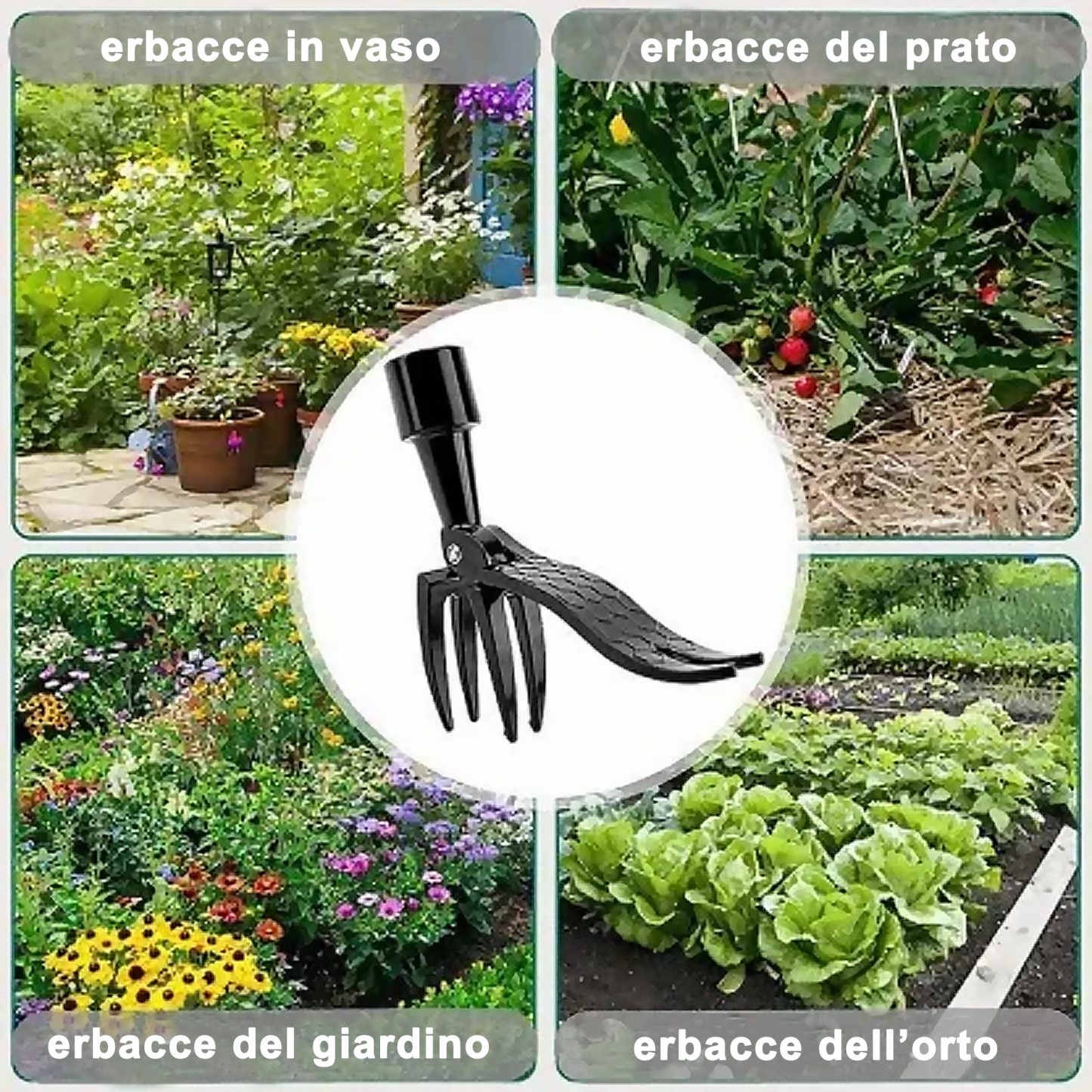 Strumento per estirpare le erbacce