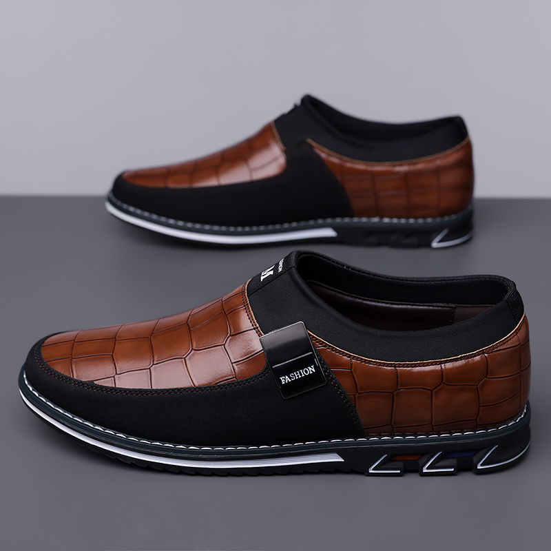 Men's Fashion Calfskin Leather Shoes