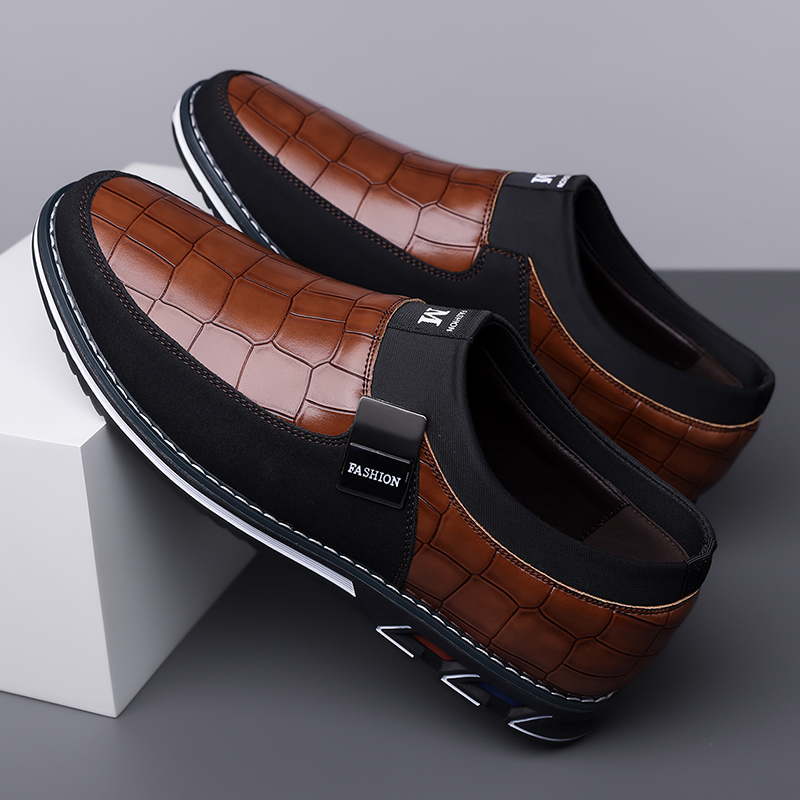 Men's Fashion Calfskin Leather Shoes