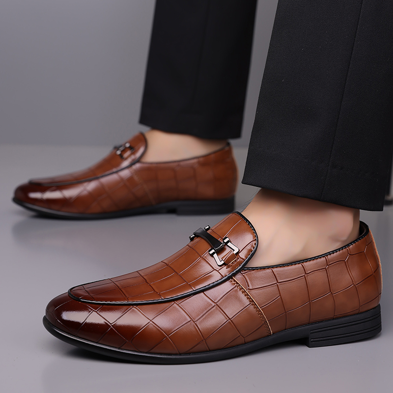 Men's Fashion Calfskin Leather Shoes