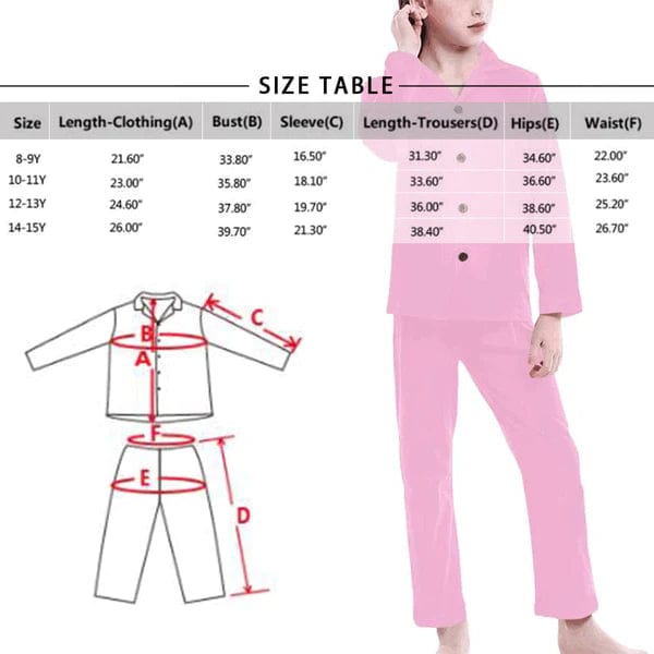 FacePajamas Kids Pajama Kid's Pajamas Custom Sleepwear with Seamless Face Personalized Pajama Set For Boys&Girls 2-15Y