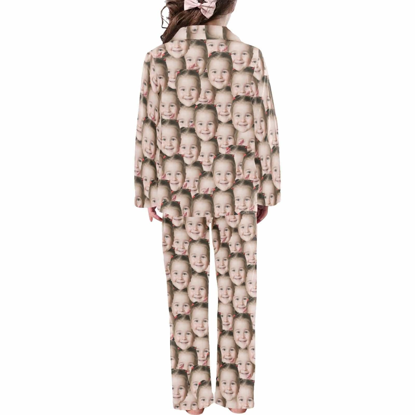 acePajamas Pajama Kid's Pajamas Custom Sleepwear with Seamless Face Personalized Pajama Set For Boys&Girls 2-15Y