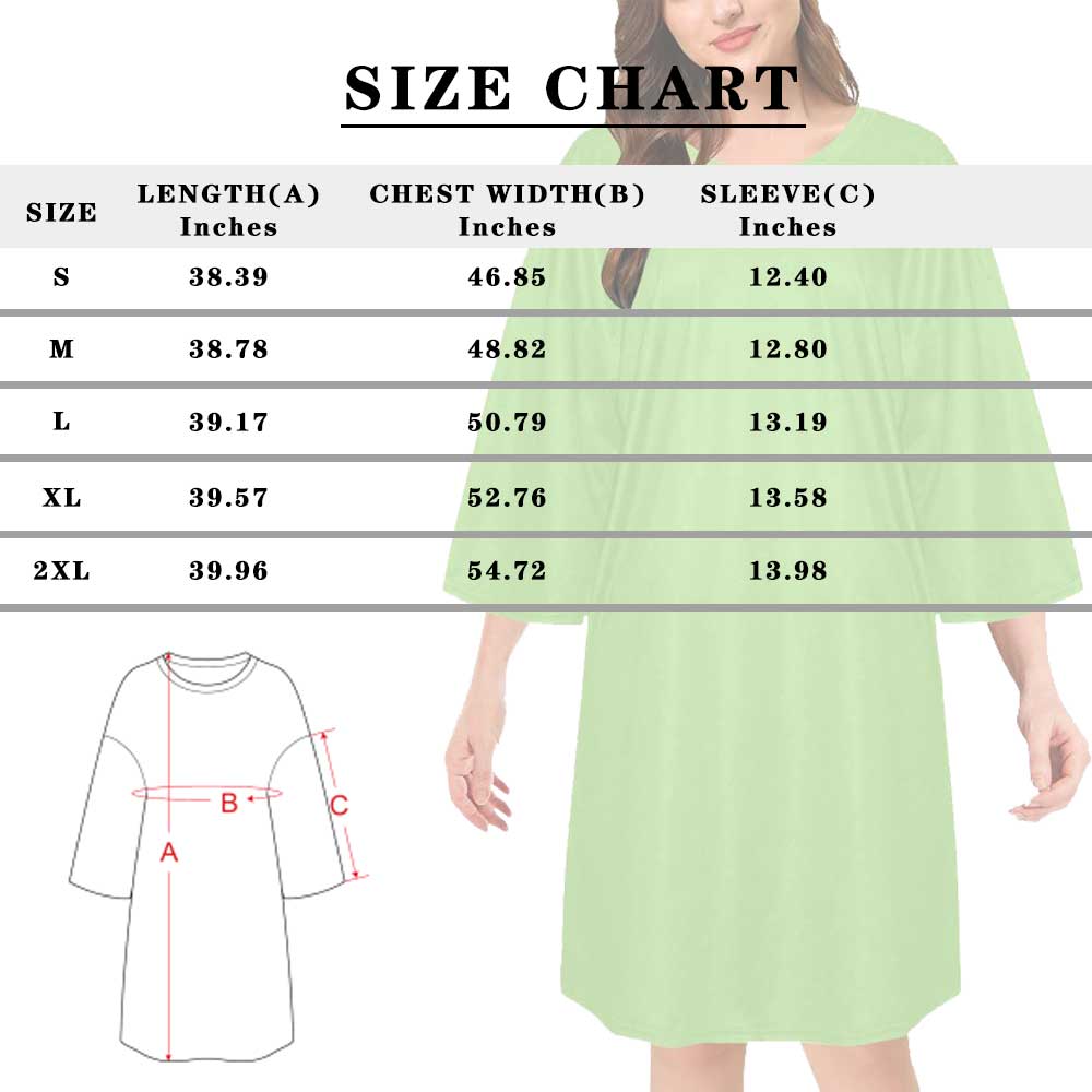 DogPicGift Pajama Custom Pet Faces Multicolor Pajamas for Women's Oversized Sleep Tee Personalized Women's Loose Nightshirt Sleepwear