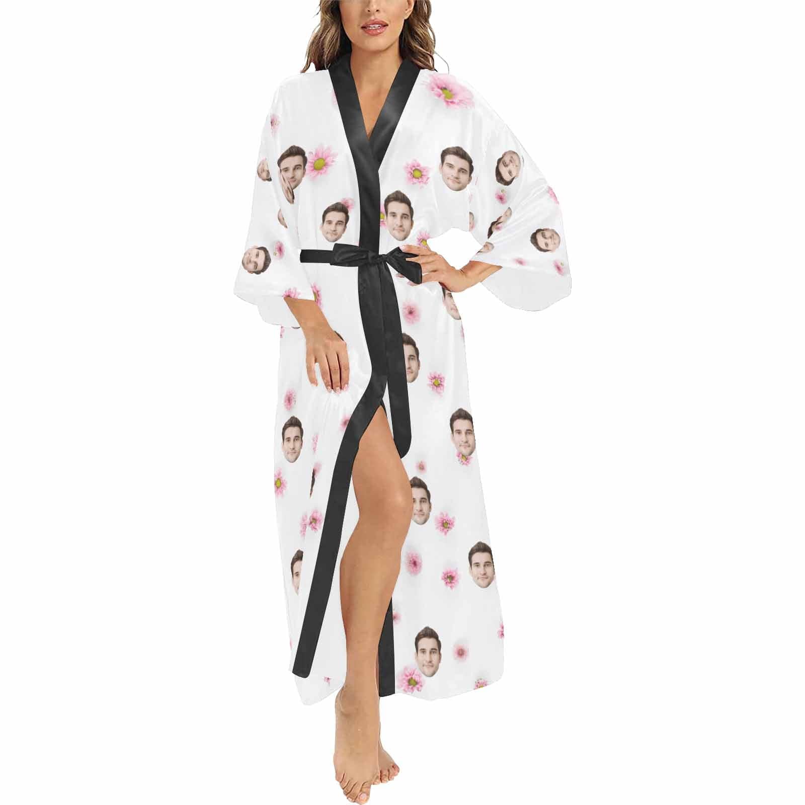 FacePajamas T-Shirts 20230922-´÷Àֿµ-3  Women&#039;s Long Kimono Robe