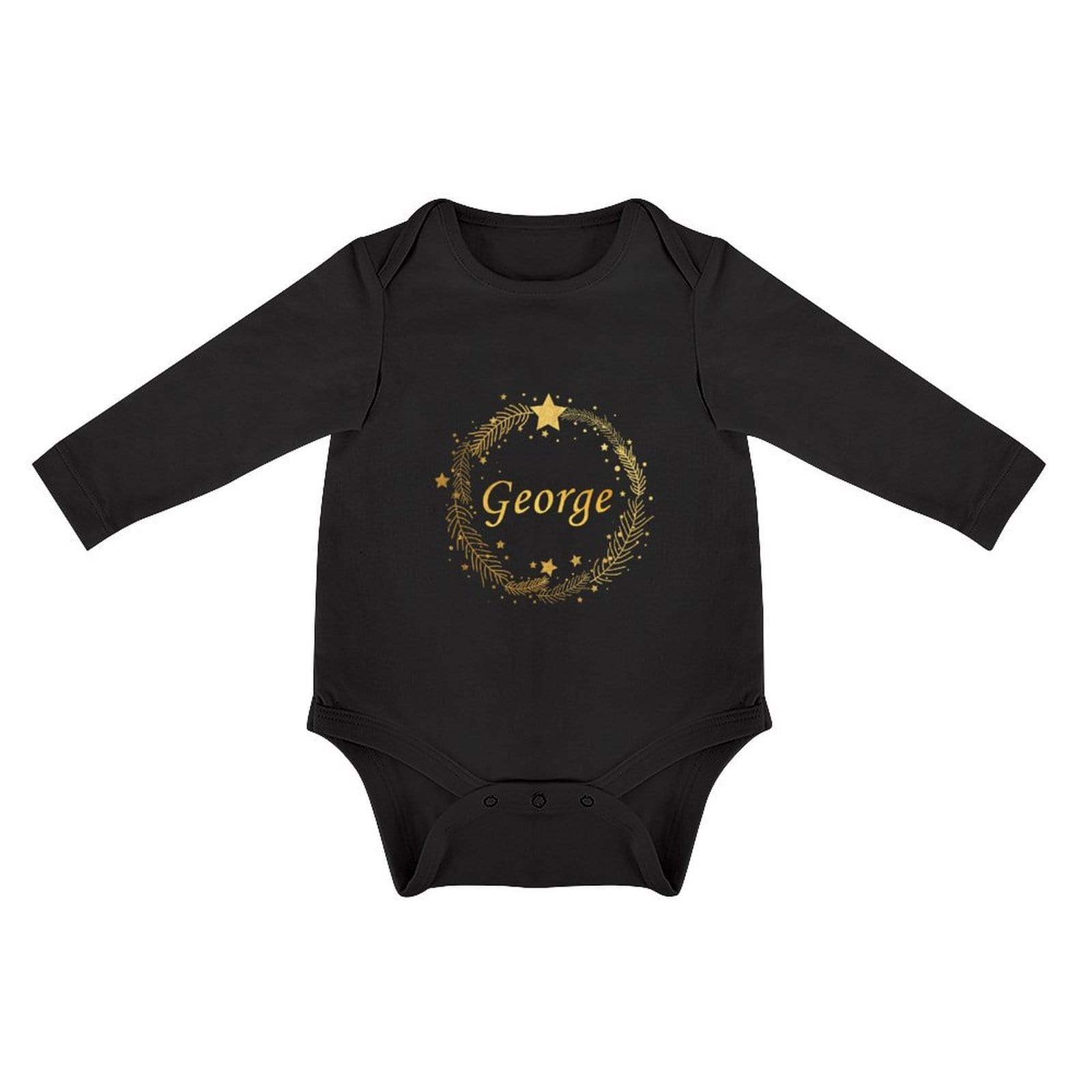 FacePajamas Baby Pajama 3 MONTHS / Black Custom Name Magic Infant Bodysuit One Piece Jumpsuit Personalized Long Sleeve Rompers Baby Clothes