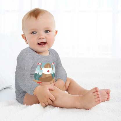 FacePajamas Baby Pajama 3 MONTHS / Gray Custom Name Christmas Infant Bodysuit One Piece Jumpsuit Personalized Long Sleeve Rompers Baby Clothes