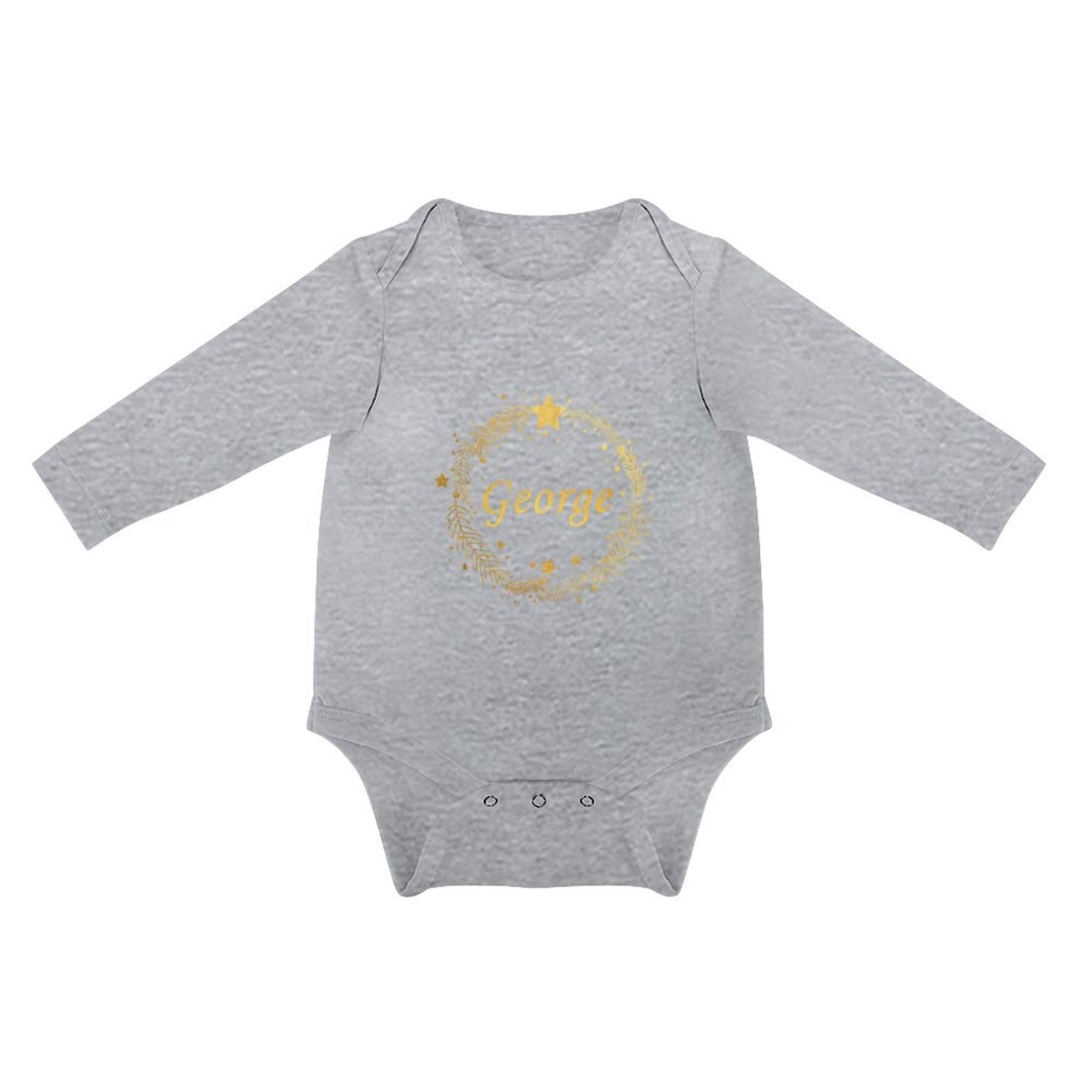FacePajamas Baby Pajama 3 MONTHS / Gray Custom Name Magic Infant Bodysuit One Piece Jumpsuit Personalized Long Sleeve Rompers Baby Clothes