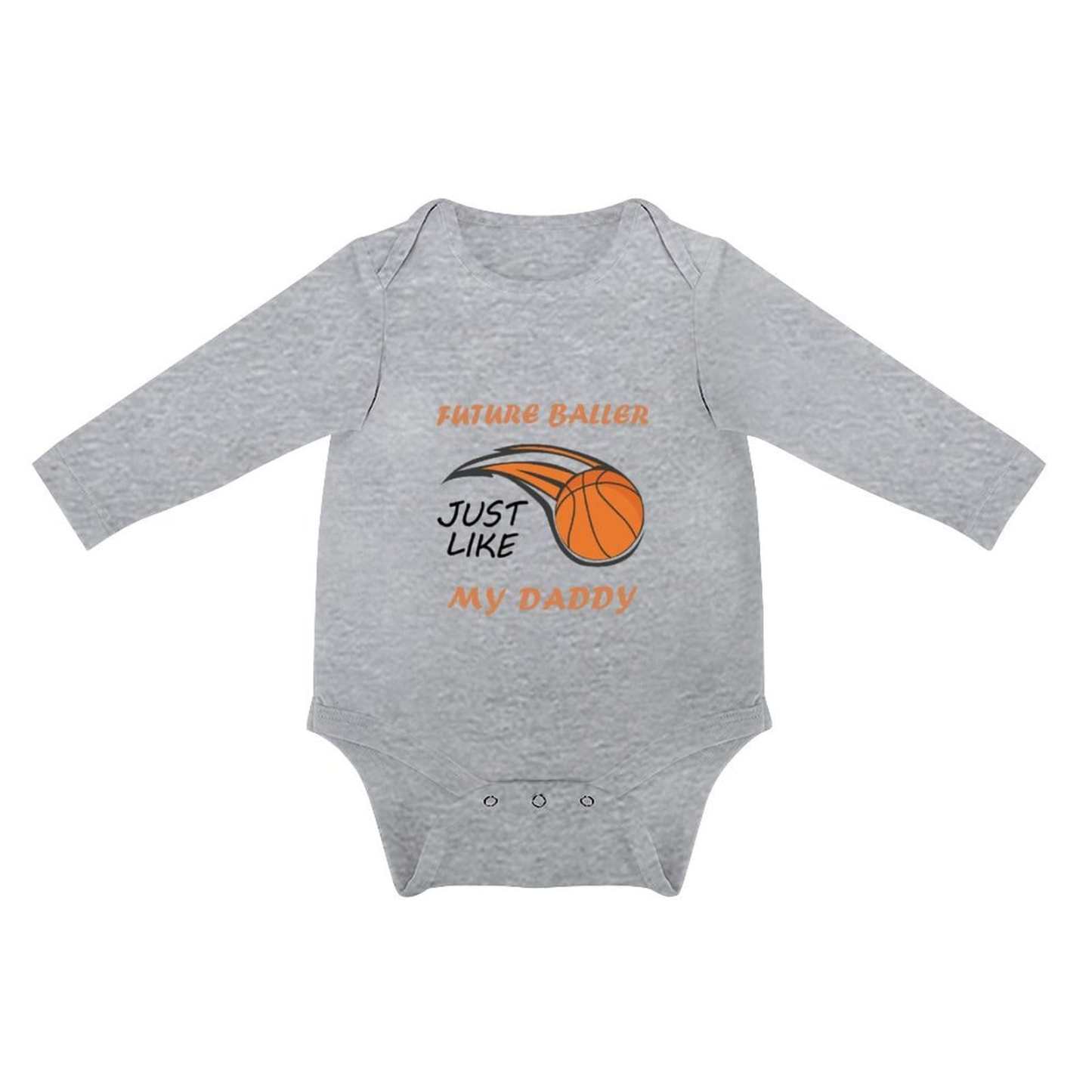 FacePajamas Baby Pajama 3 MONTHS / Gray Infant Newborn Baby Boys Girls Cotton Future Baller Cherub Bubble Romper Triangular Baby Jumpsuit Bubble