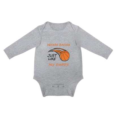 FacePajamas Baby Pajama 3 MONTHS / Gray Infant Newborn Baby Boys Girls Cotton Future Baller Cherub Bubble Romper Triangular Baby Jumpsuit Bubble