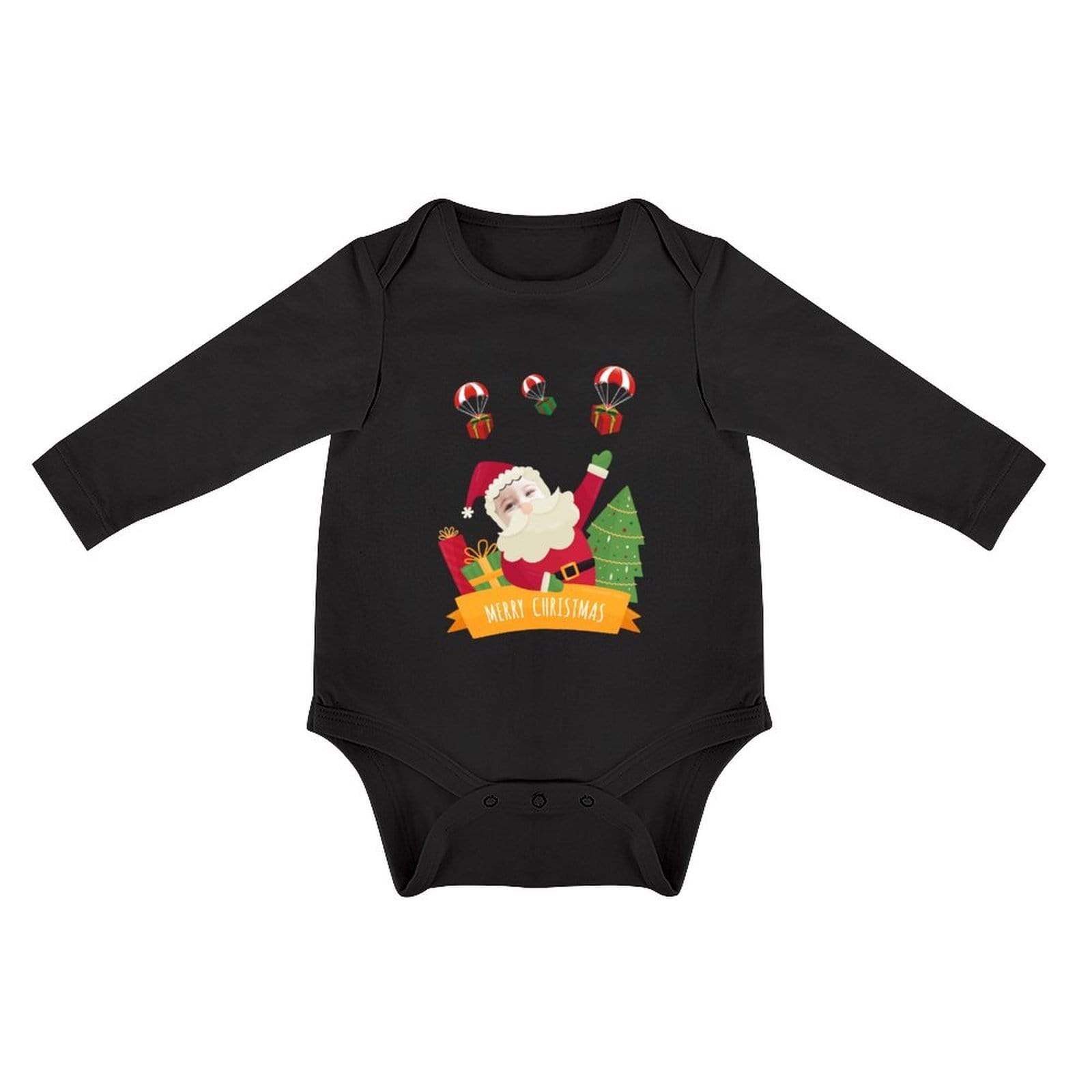FacePajamas Baby Pajama 3months / Black Custom Face Angel Infant Bodysuit One Piece Jumpsuit Personalized Long Sleeve Rompers Baby Clothes
