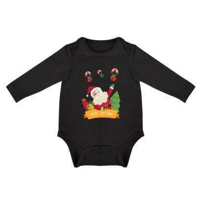 FacePajamas Baby Pajama 3months / Black Custom Face Angel Infant Bodysuit One Piece Jumpsuit Personalized Long Sleeve Rompers Baby Clothes
