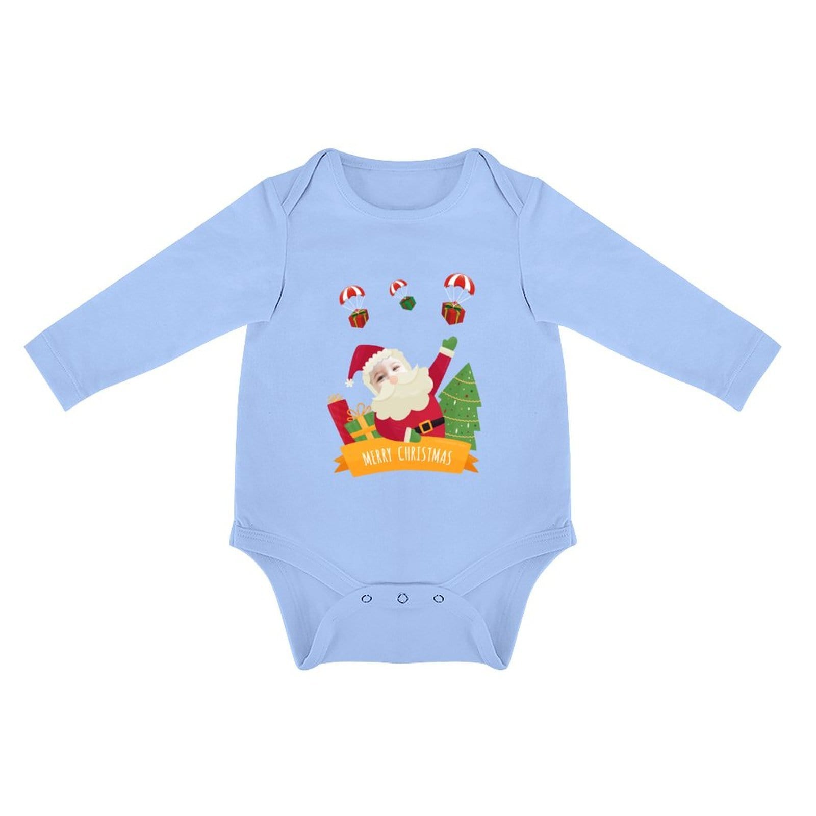 FacePajamas Baby Pajama 3months / Blue Custom Face Angel Infant Bodysuit One Piece Jumpsuit Personalized Long Sleeve Rompers Baby Clothes