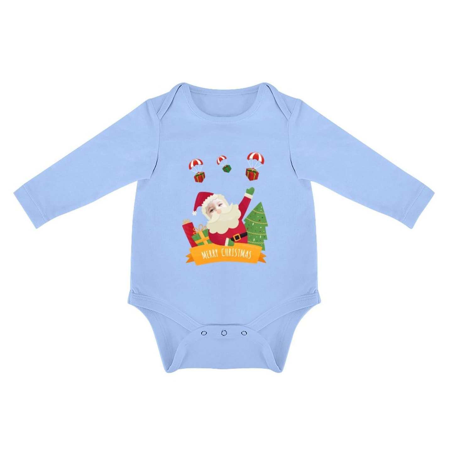FacePajamas Baby Pajama 3months / Blue Custom Face Angel Infant Bodysuit One Piece Jumpsuit Personalized Long Sleeve Rompers Baby Clothes