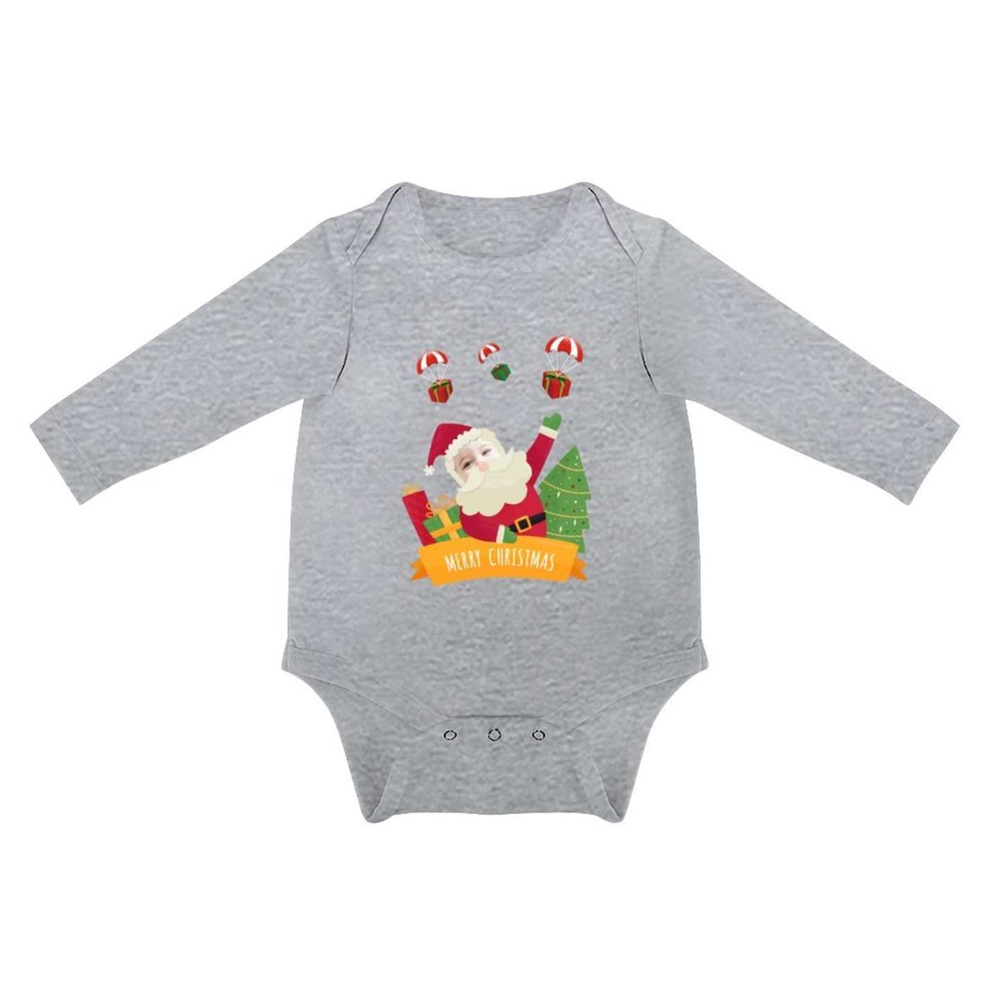FacePajamas Baby Pajama 3months / Gray Custom Face Angel Infant Bodysuit One Piece Jumpsuit Personalized Long Sleeve Rompers Baby Clothes