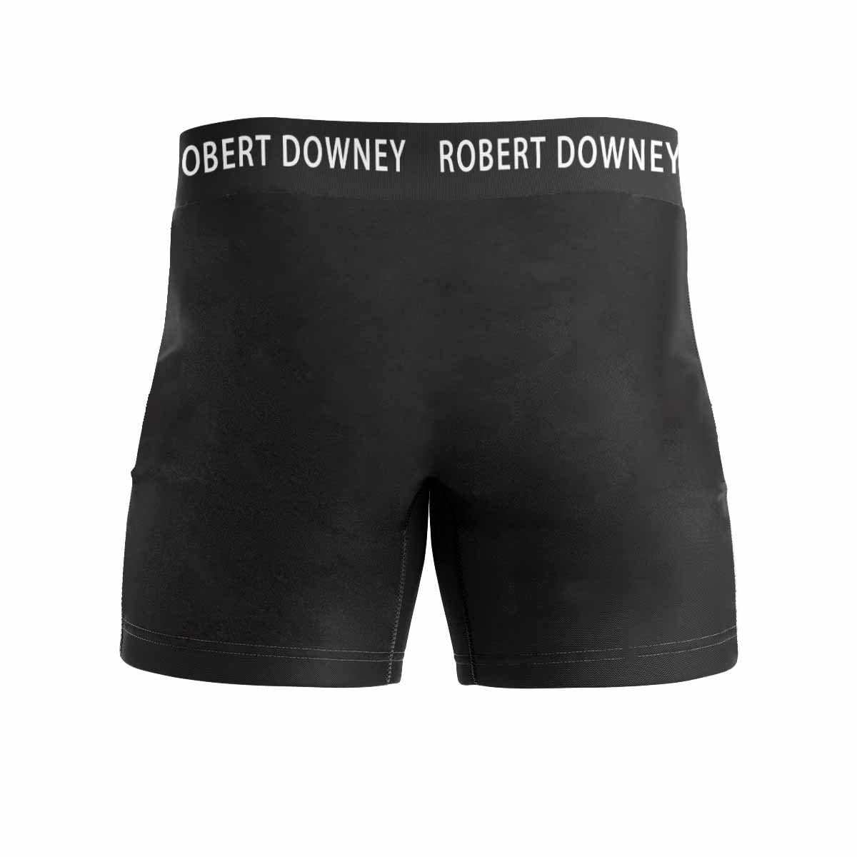 FacePajamas Men Underwear Boxer Briefs with Custom Waistband Personalized Name Men's Undwewear
