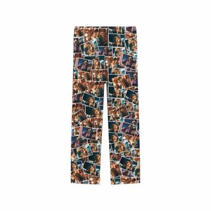 FacePajamas Custom Collage Couple Pajamas Sleepwear for Women's&Men's