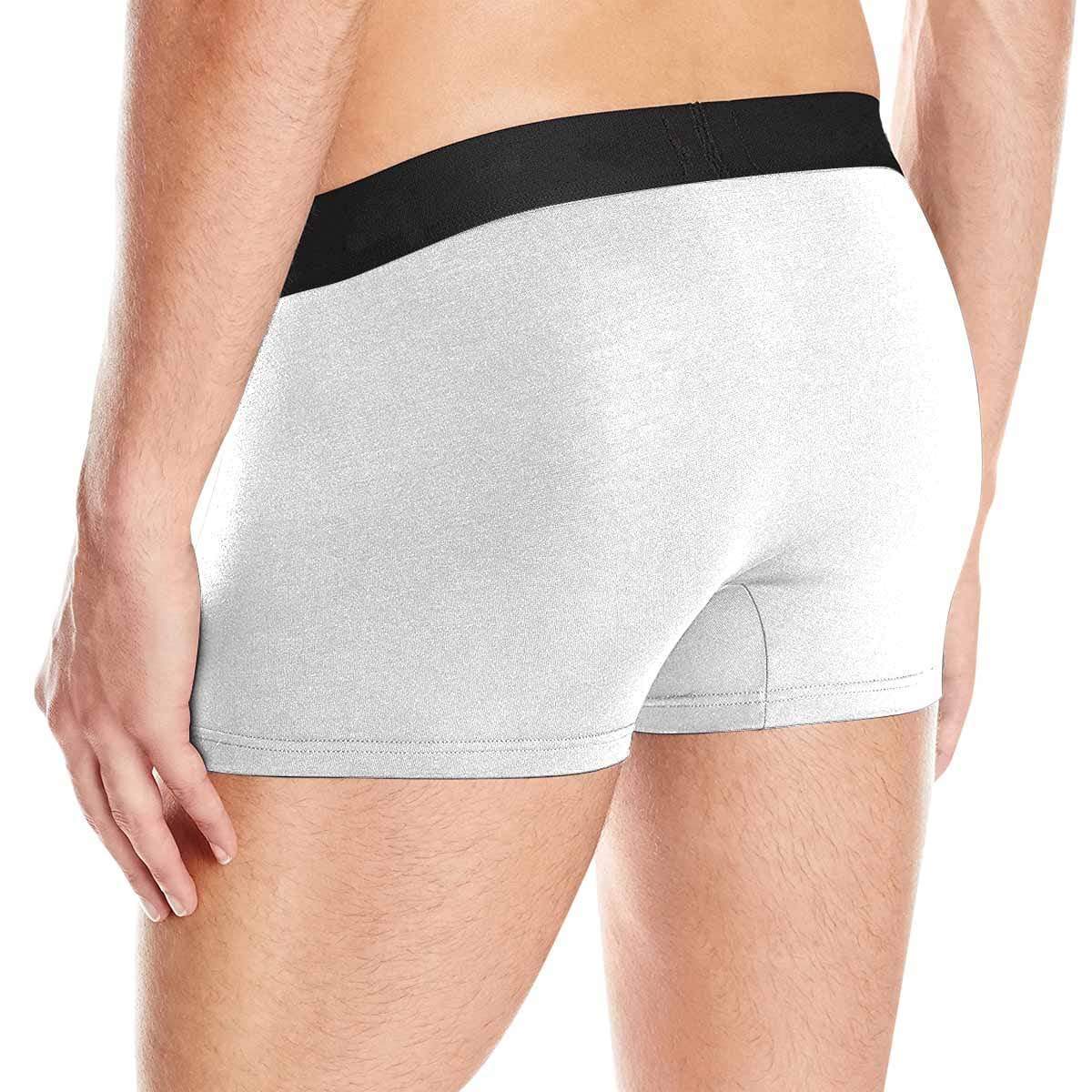 FacePajamas Mix Briefs Custom Couple Matching Briefs Underwear with Face Hug, Lingerie Personalized Men's Boxer Briefs&Women's Classic Thong Made for Couple