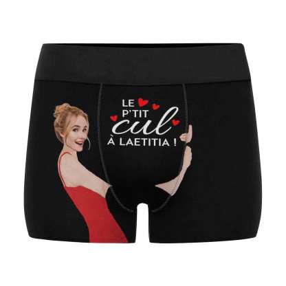 FacePajamas Mix Briefs Custom Couple Matching Lingerie Briefs LE P'TIT cut À laetitia Personalized Face Underwear For Couple Gifts Made for Your Gift