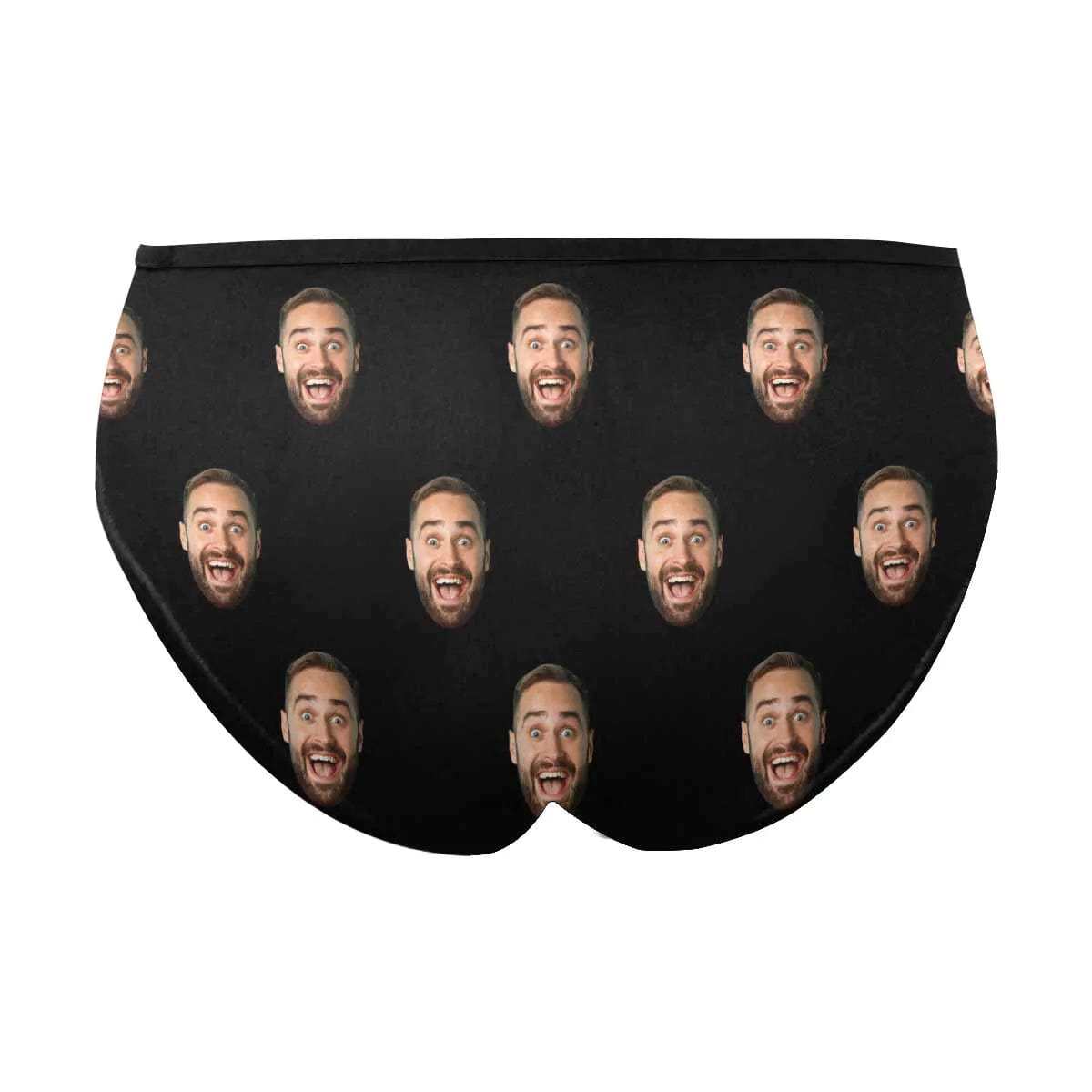 FacePajamas Mix Briefs Custom Couple Matching Lingerie Briefs LE P'TIT cut À laetitia Personalized Face Underwear For Couple Gifts Made for Your Gift