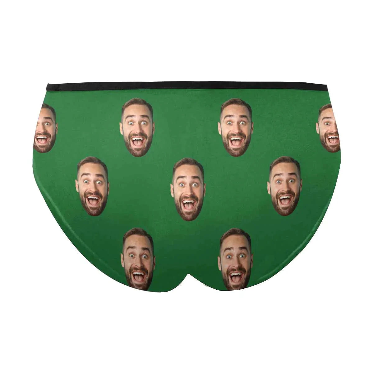 FacePajamas Women Underwear Custom Men's Face Underwear Personalized Girlfriend Face Women's High-cut Briefs Valentine's Gift for Girlfriend or Wife