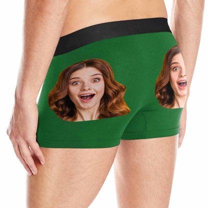 FacePajamas Underwear Custom Couple Matching Lingerie Briefs Personalized Girlfriend Face Underwear For Couple Gifts Made for Your Gift