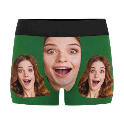 FacePajamas Underwear Custom Couple Matching Lingerie Briefs Personalized Girlfriend Face Underwear For Couple Gifts Made for Your Gift
