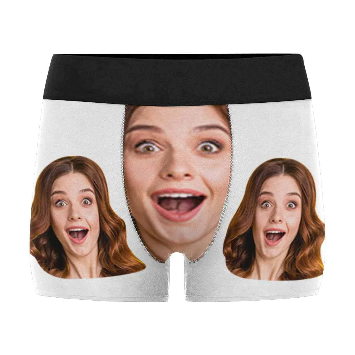 FacePajamas Underwear Custom Couple Matching Lingerie Briefs Personalized Girlfriend Face Underwear For Couple Gifts Made for Your Gift