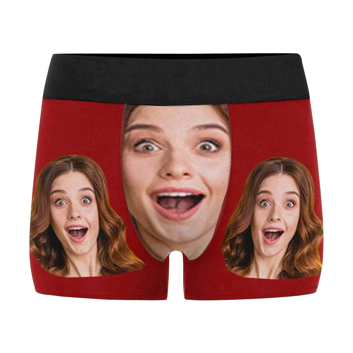 FacePajamas Underwear Custom Couple Matching Lingerie Briefs Personalized Girlfriend Face Underwear For Couple Gifts Made for Your Gift