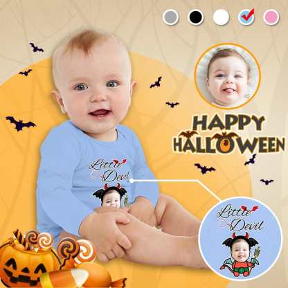 FacePajamas Baby Pajama Custom Face Best Love For You Infant Bodysuit One Piece Jumpsuit Personalized Long Sleeve Rompers Baby Clothes
