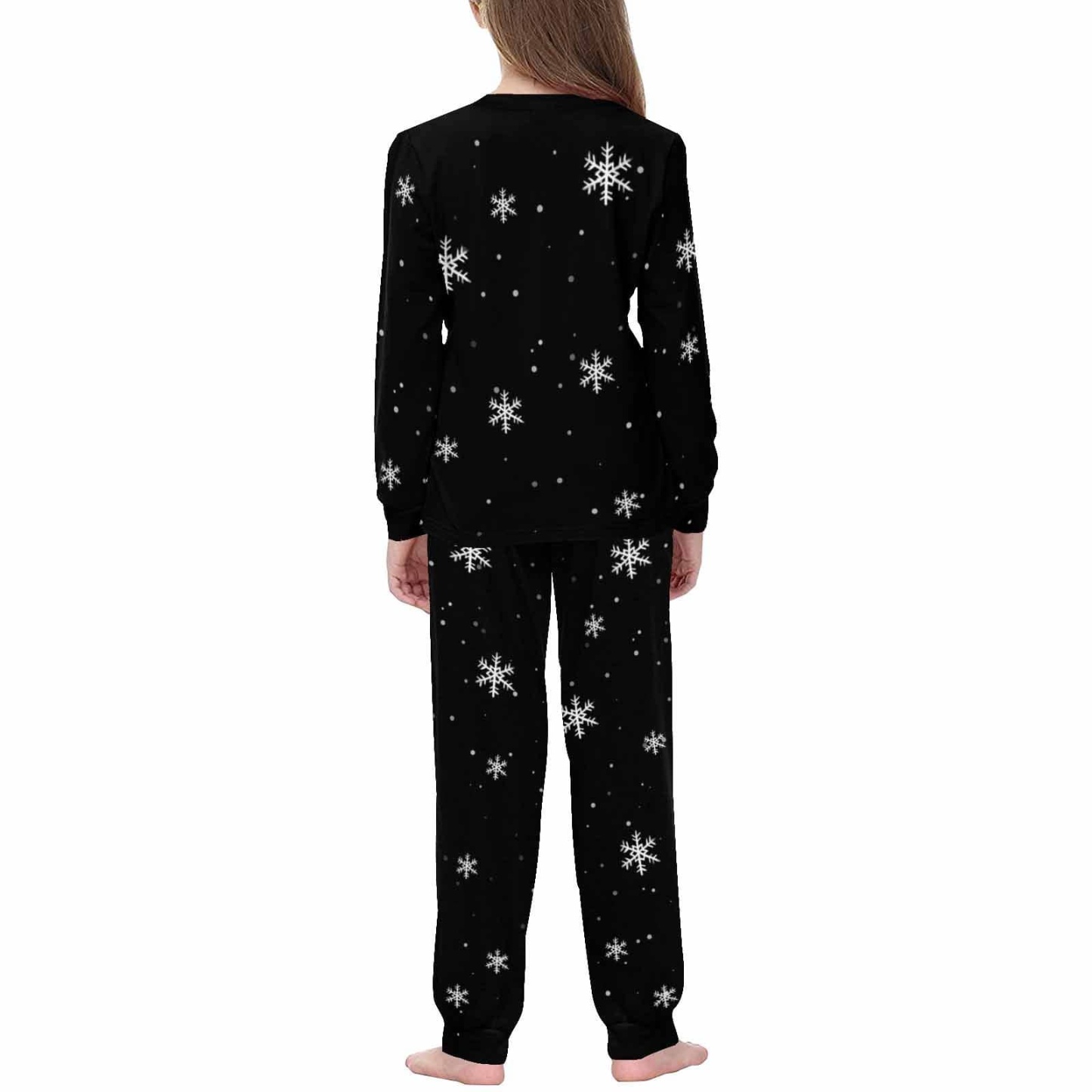 FacePajamas Pajama Custom Face Christmas Dwarf&Snowman Sleepwear Personalized Family Slumber Party Matching Long Sleeve Pajamas Set