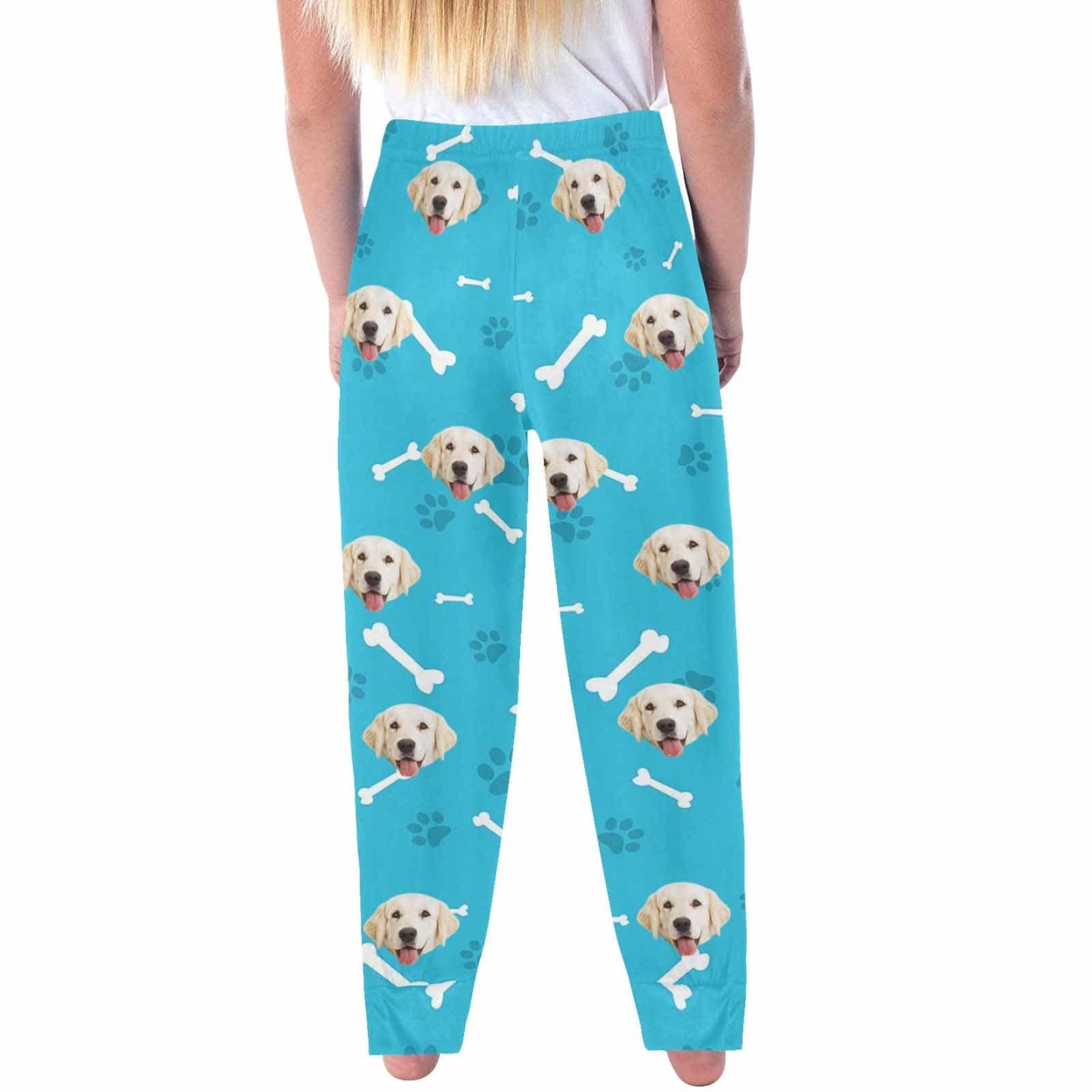 FacePajamas Pajama Shirt&Pants Custom Face Kids' All Over Print Pajama Top & Trousers Multiple Colors Pet Personalized Long Pajama Set