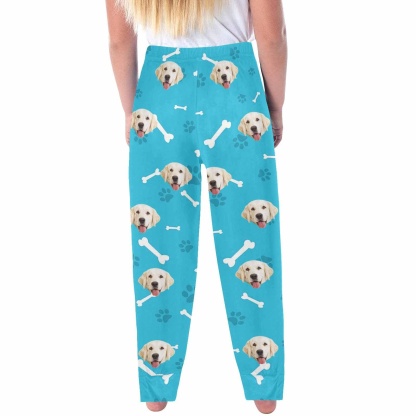 FacePajamas Pajama Shirt&Pants Custom Face Kids' All Over Print Pajama Top & Trousers Multiple Colors Pet Personalized Long Pajama Set