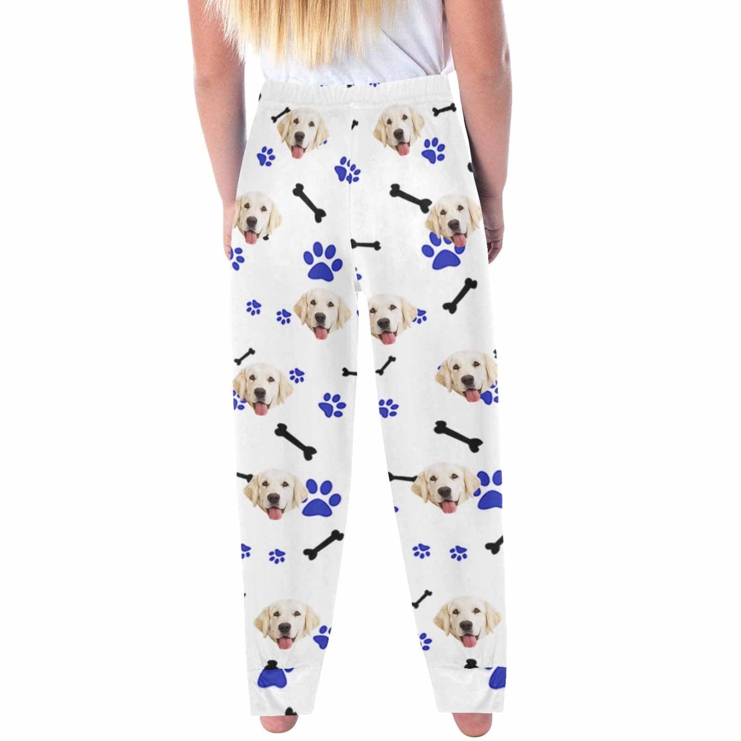 FacePajamas Pajama Shirt&Pants Custom Face Kids' All Over Print Pajama Top & Trousers Multiple Colors Pet Personalized Long Pajama Set
