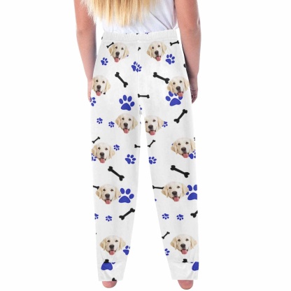 FacePajamas Pajama Shirt&Pants Custom Face Kids' All Over Print Pajama Top & Trousers Multiple Colors Pet Personalized Long Pajama Set