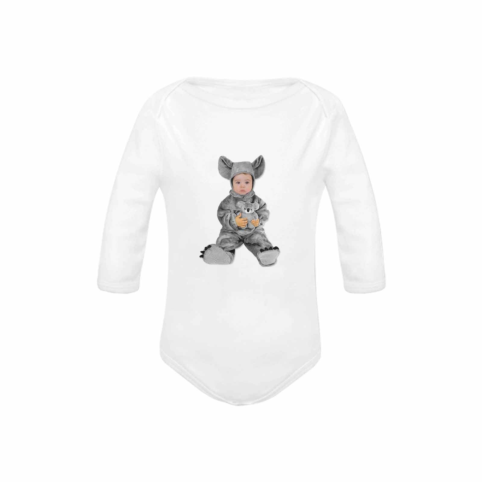 FacePajamas Baby Pajama Custom Face Koala Onesie Infant Bodysuit One Piece Jumpsuit Personalized Long Sleeve Rompers Baby Clothes