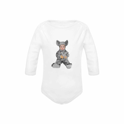 FacePajamas Baby Pajama Custom Face Koala Onesie Infant Bodysuit One Piece Jumpsuit Personalized Long Sleeve Rompers Baby Clothes