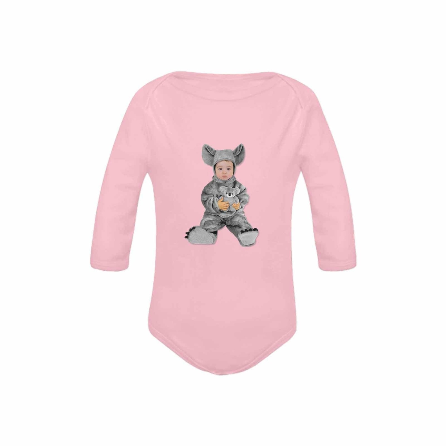 FacePajamas Baby Pajama Custom Face Koala Onesie Infant Bodysuit One Piece Jumpsuit Personalized Long Sleeve Rompers Baby Clothes